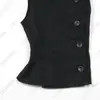 Chaleco de Estilo Europeo y Americano con Cuello Alto Abotonado Ajustado para Mujer, Top de Verano sin Mangas de Color Sólido, Camiseta sin Mangas de Moda Urbana para Usar como Prenda Exterior