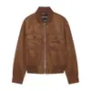 Chaqueta Abrigo de Gamuza Versátil de Estilo Europeo Transfronterizo 2026 Nueva Moda Temperamento para Mujer Venta al por Mayor para Viajes 1316020