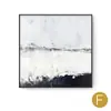 Pintura Abstrata Preto e Branco Montanha de Neve Luxo Leve Pintura Decorativa Moderna para Entrada de Sala de Estar Luxo Leve Pintura para Pendurar no Fundo de Sofá Nórdico