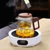 Tetera estilo chino para hacer té en casa resistente a altas temperaturas a prueba de explosiones tipo prensa cafetera automática para separación de té taza de lujo que se agita