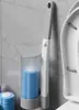 Escova de Banheiro Descartável Doméstica Sem Canto Morto Conjunto de Cabeças de Reposição para Escova de Banheiro Escova de Limpeza de Banheiro Montada na Parede Coisa Boa