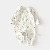 Macacão Bebê Recém-Nascido Sem Costura Primavera e Outono Macio Fleece Macacão Elástico Roupas para Bebês Pijama Macacão para Engatinhar