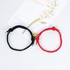 Pulsera de pareja magnética de amor transfronterizo nueva de Amazon, cuerda milanesa tejida a mano, regalo de pareja
