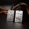 Colgante Chiba Plata Tailandesa Signo del Zodiaco Doce Dios Guardián Colgante para Hombres: Colgante de Rata, Buey, Tigre, Conejo, Dragón, Serpiente, Caballo, Oveja, Mono, Gallo, Perro, Cerdo