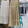 Falda de Gasa Plisada de Lunares Multicolor de Verano Nueva Diseño Estilo Coreano Moda Falda de Cola de Pescado de Cintura Alta Venta al por Mayor
