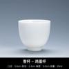 Juego de Té de Cerámica con Taza Maestra de Cuerpo Blanco, Taza de Degustación, Taza de Invitado con Logotipo Impreso, Juego de Té Kung Fu de Cerámica Hecho en Jingdezhen Personalización