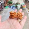 Palillos de madera maciza de calabaza, hechos a mano, con mango tallado de madera Taihang Yabei, 2022