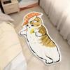 Tapete de Cama Absorvente de Caxemira Geração Cartoon Tom Agitado Gato Fofo da Amazon Janela de Canto do Quarto Tapete de Chão Sala de Estar