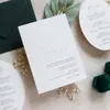 2026 Novo Papel de Algodão Personalizado em Relevo Convites de Casamento Convites de Casamento Estilo Europeu Cartão de Votos Lembrança de Casamento