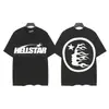 Moda Americana Transfronteriza Hellstar Serie Hellstar Camisetas Casuales de Algodón Impresas para Hombres y Mujeres Verano Sueltas de Manga Corta