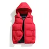 Chaleco Cálido Otoño/Invierno 2026 Chaleco de Algodón con Capucha Desmontable Chaqueta de Color Sólido para Hombre
