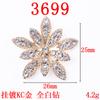 Nuevo estilo antiguo goteo de aceite flor tridimensional flor con incrustaciones de diamantes accesorios de joyería de aleación accesorios para el cabello diy corona para el cabello Accesorios Venta al por mayor