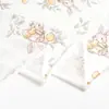 Tecido leve 140g 100% algodão, malha de um lado só, tecido de um lado só com estampa de desenho animado em algodão puro, tecido para têxteis de casa para bebês e crianças Classe A