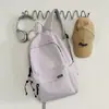 Mochila Estilo Coreano Ins Fashionável Aparência Fresca para Aluno do Ensino Médio Verão 2026 Xadrez Casal Mochila Casual de Viagem