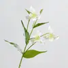 Flor de Simulación Alice Iris Impresión 3D Silicona Algodón Flor Falsa Decoración del Hogar Floristería de Gama Alta Ins Viento Natural