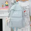 Mochila Pequena Fresca Estilo Coreano 2025 Feminina Fofa com Laço Mochila de Menina Mochila Escolar para Estudante de Ensino Fundamental