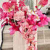 Paquete DIY de Preparación para Boda en el Jardín de Monet Decoración de Boda con Flores Artificiales Diseño de Fondo Exhibición de Ventana del Hogar Flores Nuevas