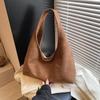 Bolsa Grande Retro Escarchada para Mujer 2026 Nueva Bolsa de Hombro Otoño e Invierno Textura de Alta Calidad Bolsa Tote para Viajar Gran Capacidad