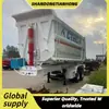 Venta Directa de Exportación Transfronteriza del Fabricante Comercio Exterior Remolque Semirremolque Volquete de Eje Trasero de 2 Ejes