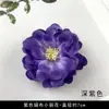 Cabeça de Flor Roxa Simulada DIY Flor Artificial Flor de Seda Acessórios para Penteado Pacote Decoração para Salão de Casamento Pequenos Enfeites para Fotografia