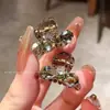 Novo Presilha de Cabelo de Strass Estilo Luxo para Mulheres, Presilha Lateral Delicada e Versátil, Pequena Presilha de Cabelo da Moda