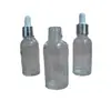 Suministro en Stock de Botellas de Aceite Esencial de 10 ml, Botellas de Líquido Originales, Botellas Transparentes, Botellas de Vidrio, Botellas Dosificadoras Cosméticas, Botellas de Muestra