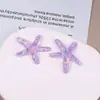 Parche de Resina de Estrella de Mar Grande Semitransparente con Lentejuelas de Colores Pasador Tocado Flor para Zapatos Accesorios de Joyería DIY Fabricante Mayorista
