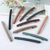 Pinza de acero con resorte de 11 cm para el cabello, pinza para cola de caballo, pinza superior, horquilla rota, tocado popular, pinza para flequillo, horquilla roja de subred