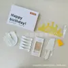 Vajilla Desechable para Pastel Hp Juego de Cinco Piezas Horneado Privado de Gama Alta Cuchillo y Tenedor de Cumpleaños Engrosados Juego en Caja de Regalo Lista para Entregar