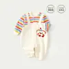 Body de bebé Primavera y Otoño Algodón Puro Recién Nacido Mono de Manga Larga Ropa de Casa para Niños Ropa Interior Ropa para Gatear Ropa de Otoño