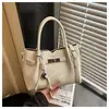 Bolso Cubo Casual de Moda Transfronterizo Otoño e Invierno 2025 Nuevo Bolso de Hombro con Textura Retro Bolso de Mano Personalizado Bolso Tote