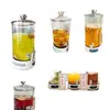 Dispensador de Jugos para Buffet, Máquina Comercial de Bebidas para Hotel, Calentador de Leche, Cubo Aislante para Leche de Soya, Tetera de Vidrio para Infusiones
