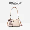 Bolso de Moda Retro Nuevo de Alta Calidad para Mujer, Bolso de Hombro Individual para Debajo del Brazo con Monograma, Bloques de Color, Bolso Tote de Gran Capacidad con Letras, Bolso de Mano y Bolso Cruzado