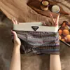 Roupa Íntima Masculina Estilo Étnico Popular Douyin Estilo de Luxo Acessível Americano Cueca Boxer de Algodão Puro Confortável Respirável Cintura Média Boxer