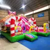 Nuevo Castillo Inflable de Patio de Centro Comercial Trampolín con Tobogán para Niños Parque Infantil Interior y Exterior PVC Engrosado Juguete Popular