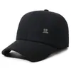 Gorra de béisbol de lana para hombres de mediana edad y ancianos, gorro cálido de otoño e invierno para papá y abuelo, con forro polar, gorra de pico engrosada y protectora para los oídos