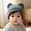 Gorro de Punto Cálido para Otoño e Invierno 2026 con Orejas de Gato para Bebés y Niños Pequeños, Gorro Unisex para Bebé al por Mayor