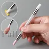 Ferramentas de Manicure Novas Transfronteiriças Ponta Inclinada Silicone Quartzo Polimento Limpeza Caneta de Pressão Ferramentas para Unhas Atacado