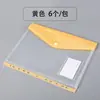 Saco de arquivo transparente A4 com 11 furos, saco para inserir folhas soltas, saco tridimensional de alta capacidade com botão de pressão, saco impermeável para documentos, saco para provas