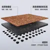 Tapete de Piso à Prova de Som para Barra e Halteres Iron Gym Área de Treinamento de Força Treinamento Pessoal Piso de Academia Tapete Absorvente de Choque para Crossfit