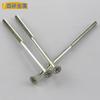 Tornillo para máquina con cabeza avellanada endurecida grado 6.8, diente de sierra, medio hilo, niquelado, galvanizado M3M4M5M6M8 tornillo largo