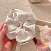 Goma para el pelo floral dulce y fresca estilo bosque para mujer, suave para coleta, accesorio para el pelo de goma
