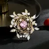 Broche Estrelado Casual, Luxuoso, de Alta Qualidade e Requintado, Acessórios para Casaco Rosa, Corsage, Guirlanda de Broches Elegante