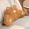 Blue Rain Almofada de Apoio de Cabeça e Lombar de Pelúcia Urso Original para Banco de Carro Travesseiro de Pescoço Almofada Criativa para Interior de Carro