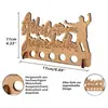 Ornamento de Mesa para Escultura e Corte em Madeira Mais Vendido na Amazon, Artesanato em Madeira Multi-Elemento, Clipe de Moeda, Mouse