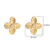 Pendientes Geométricos de Acero de Titanio Imitación Perla Transfronterizos Europeos y Americanos para Mujer, Lujo Accesible, Elegantes de Gama Alta, Pendientes de Acero Inoxidable 18K al por Mayor