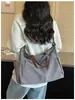 Bolsa de lona grande para mujer, nueva colección de otoño 2026, adecuada para la escuela y el trabajo, bolso de hombro o cruzado de gran capacidad