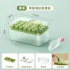 Molde de cubo de gelo congelado, prensa, bandeja de gelo, artefato para fazer gelo com tampa, caixa de gelo caseira de qualidade alimentar, caixa de armazenamento para geladeira doméstica