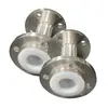 Flange Revestida com Tubo de PTFE Tubo de PTFE Tubo Corrugado de Vidro Grau Sanitário de PTFE Mangueira Trançada de Aço SS304 Resistente à Alta Pressão