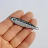 Wanya Shore Casting Señuelos de Pesca para Jigging Lento Anzuelo de Pesca Señuelo de Pesca Señuelo de Pesca Metal Señuelo de Plomo para Pez Mandarín y Caballa